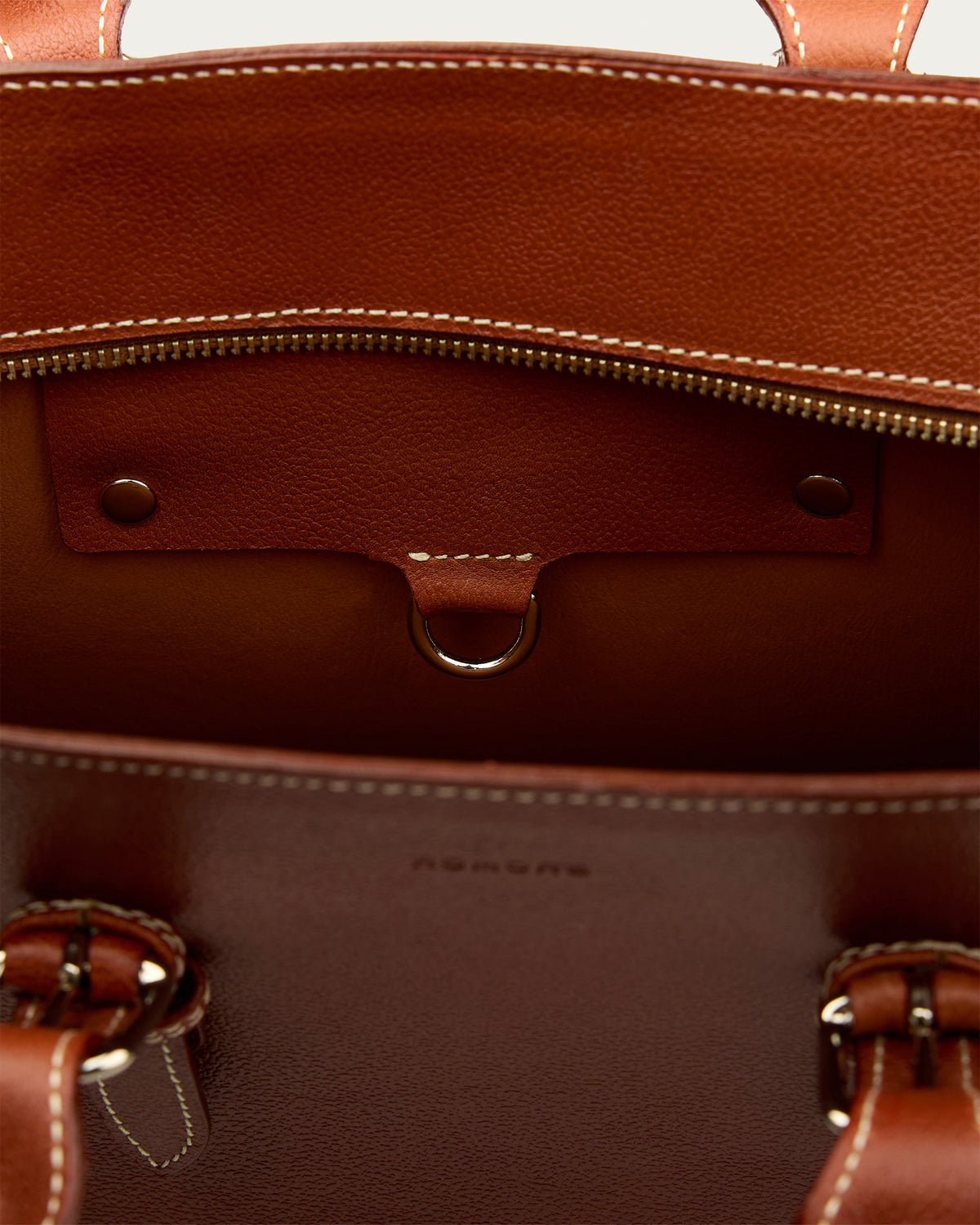 Cartera Bree Coñac de cuero - Romors