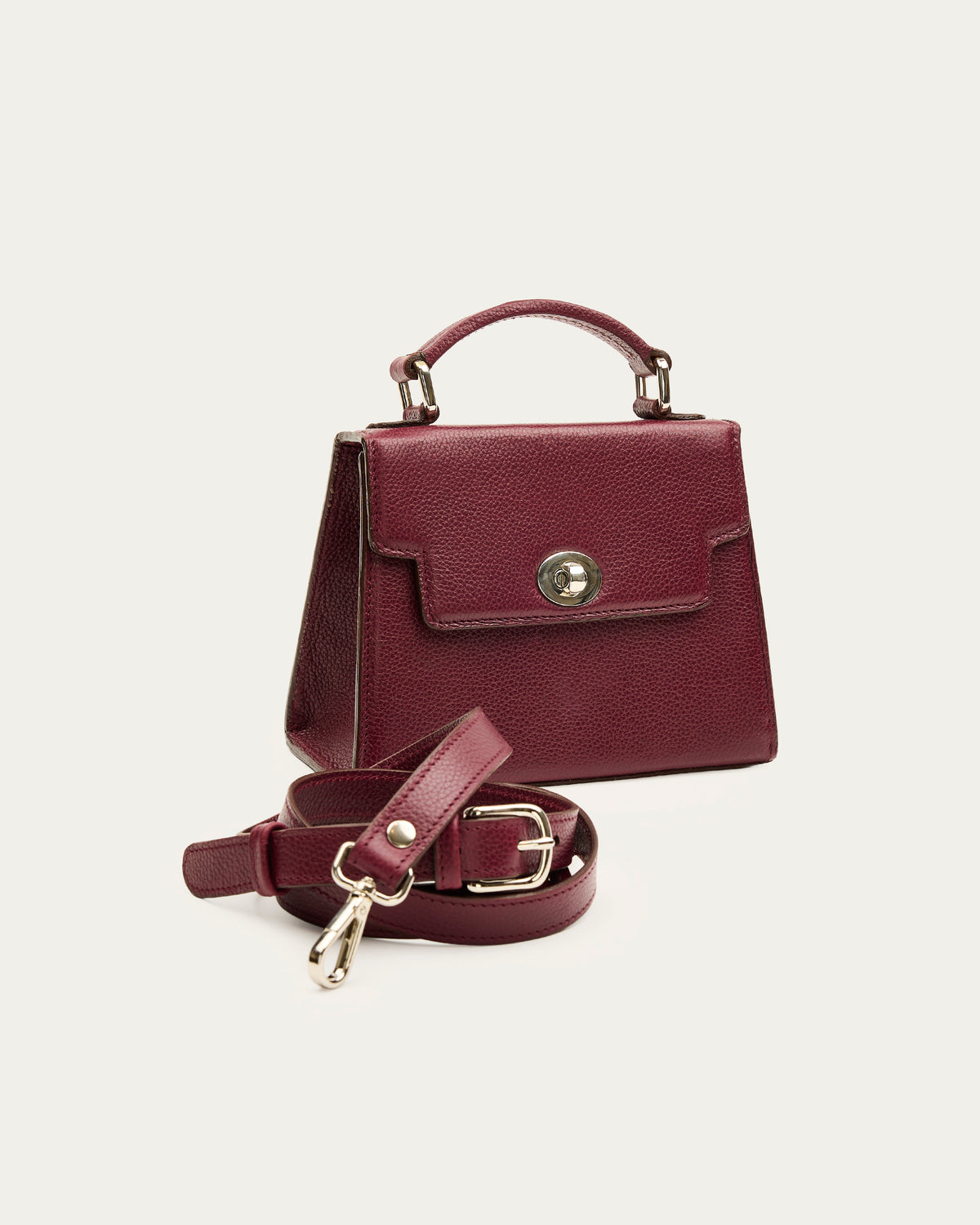 Elvira Mini Cherry de cuero - Romors