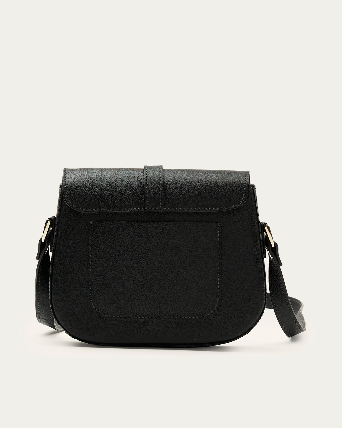 Cartera York Negro de cuero - Romors