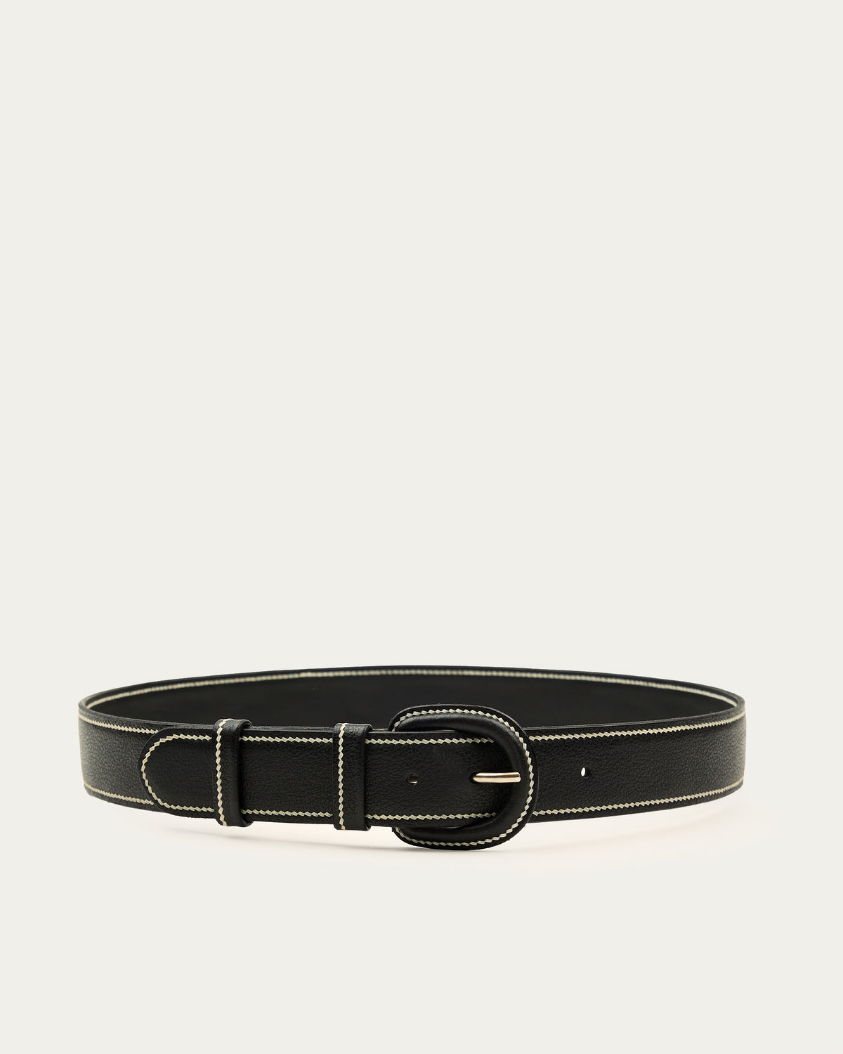 Cinturón Tiento 3.5 Negro de cuero - Romors