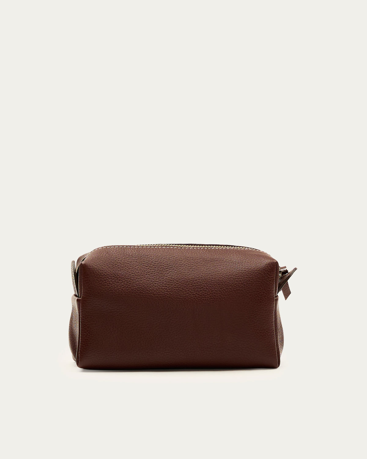 Estuche Travel M Café de cuero - Romors