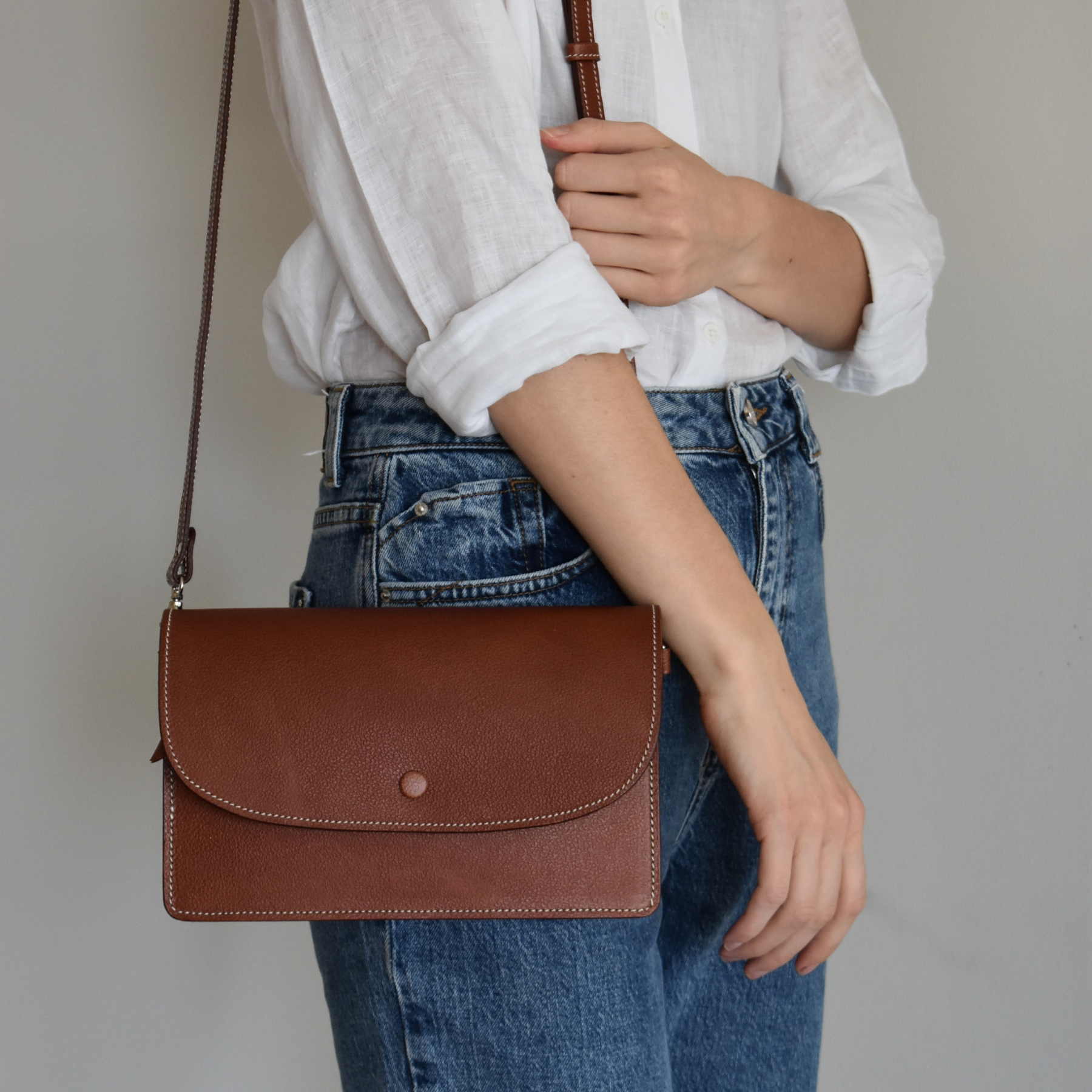 Cartera Siena Coñac