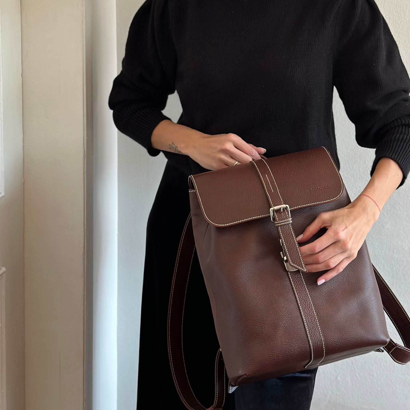 Jacinta brown backpack