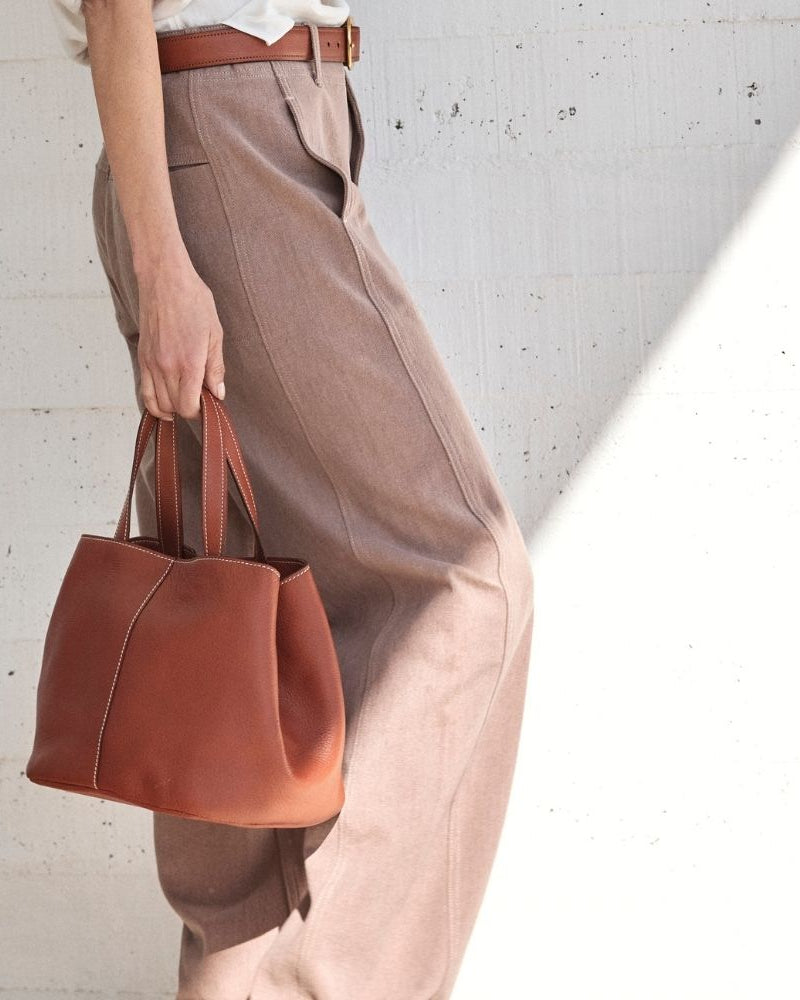 Pleat Maxi Coñac