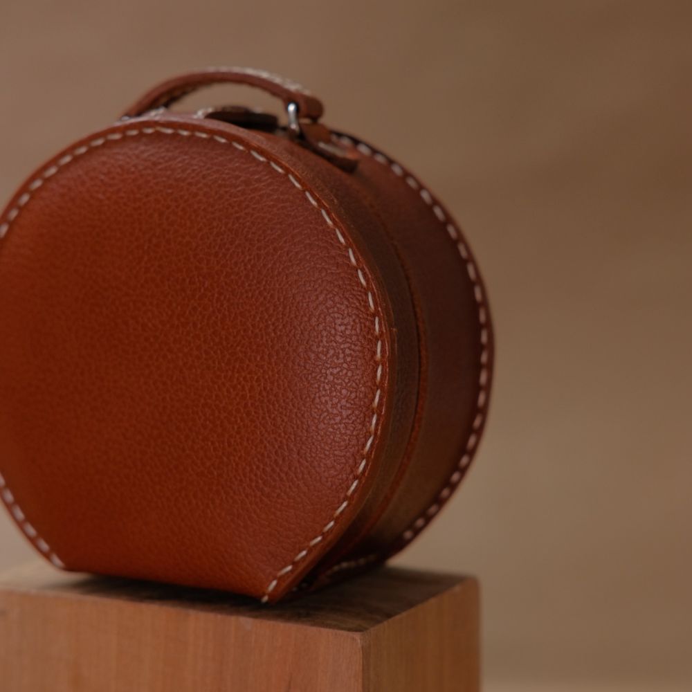 Nuevo Estuche De Joyería Redondo De Terciopelo Para Sublimación