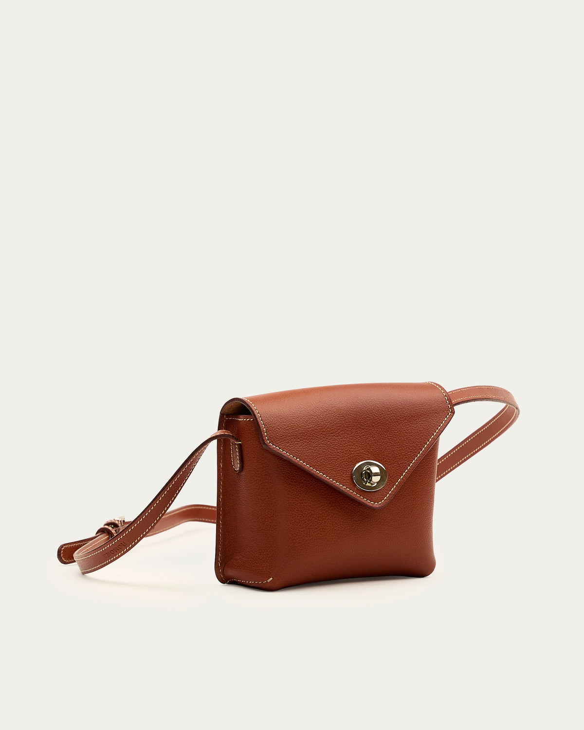 Cartera Lily Coñac de cuero - Romors