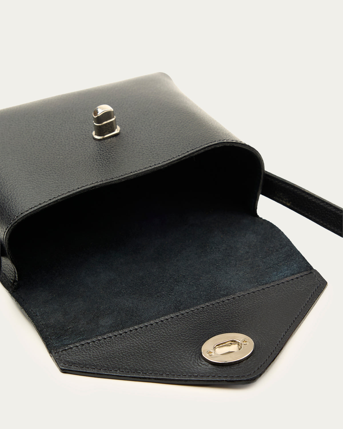 Cartera Lily Negro de cuero - Romors