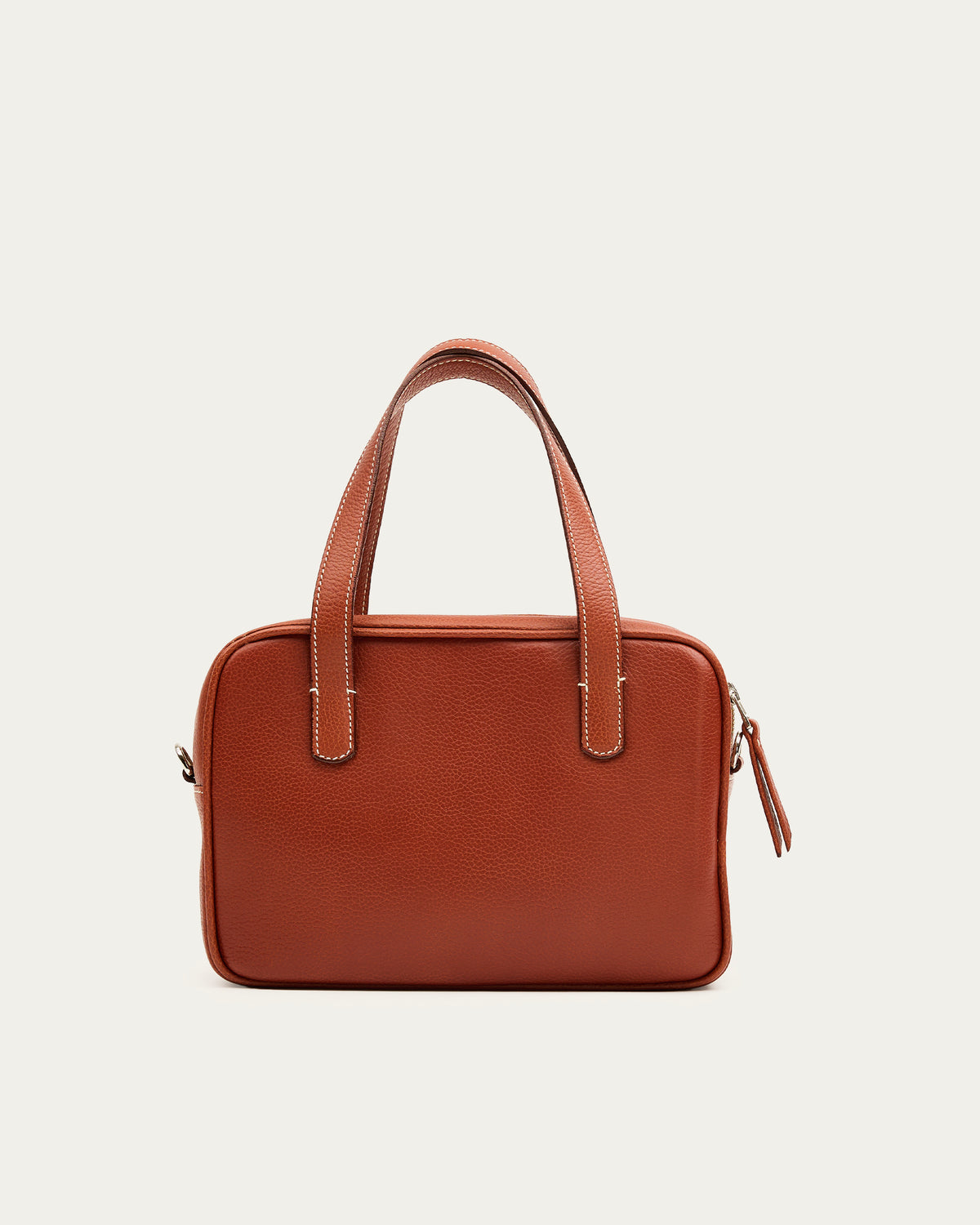 Cartera Mónica Coñac de cuero - Romors