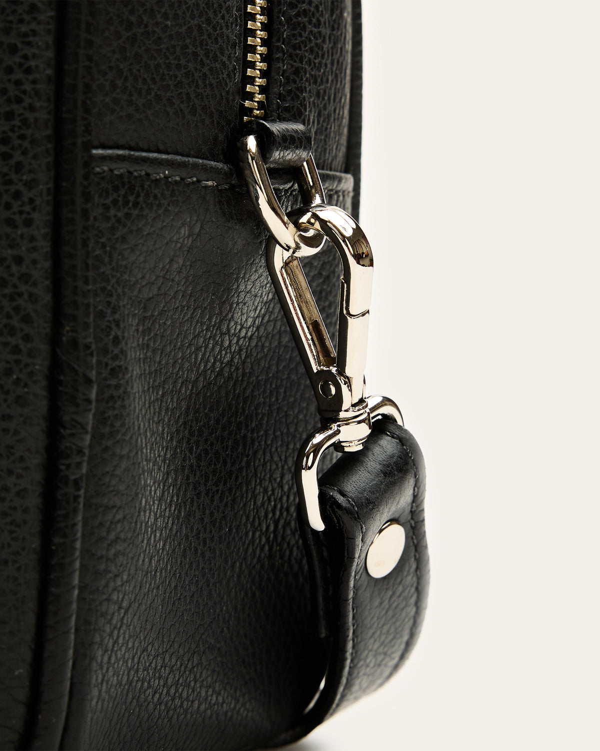 Cartera Mónica Negro de cuero - Romors