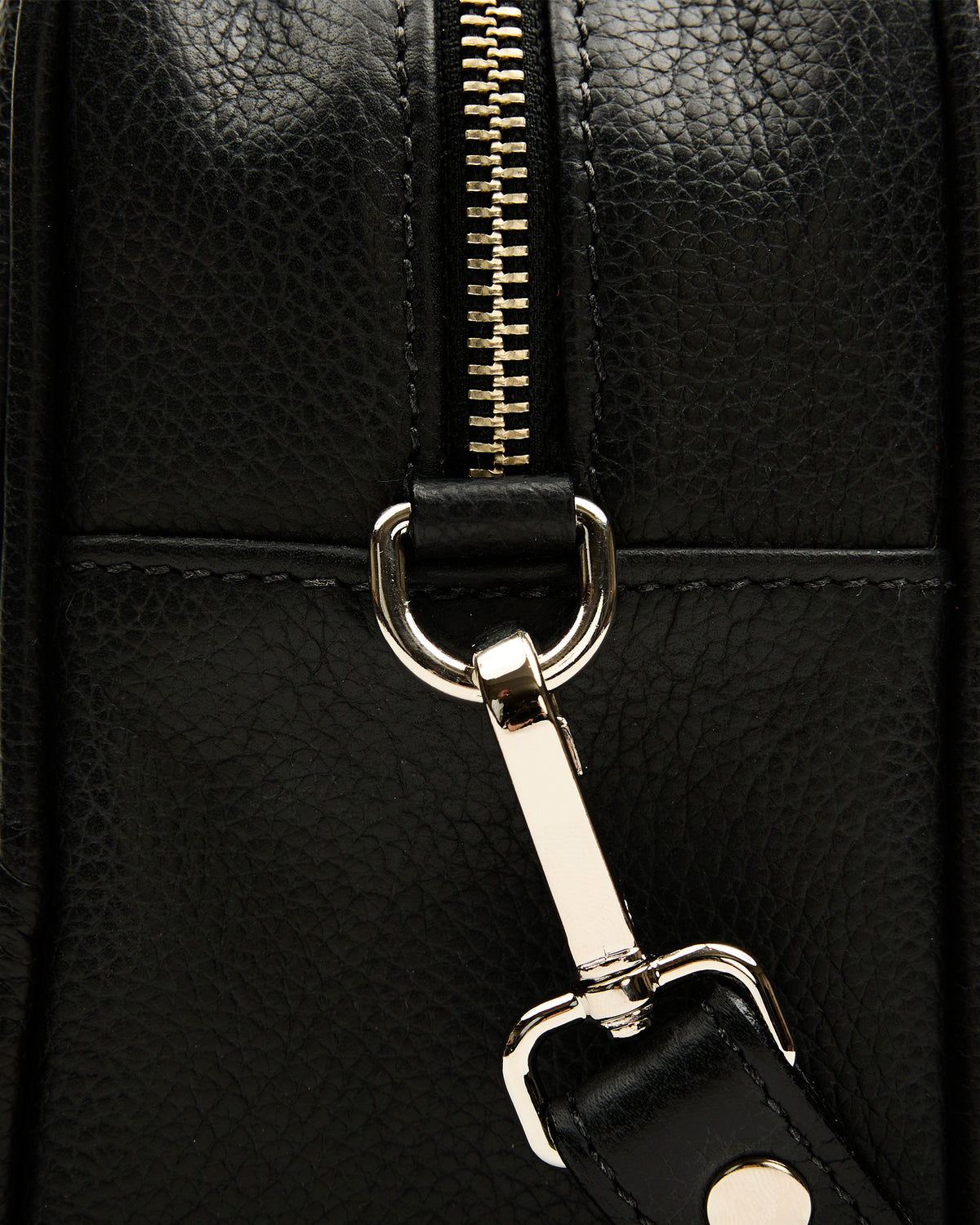 Cartera Mónica Negro de cuero - Romors