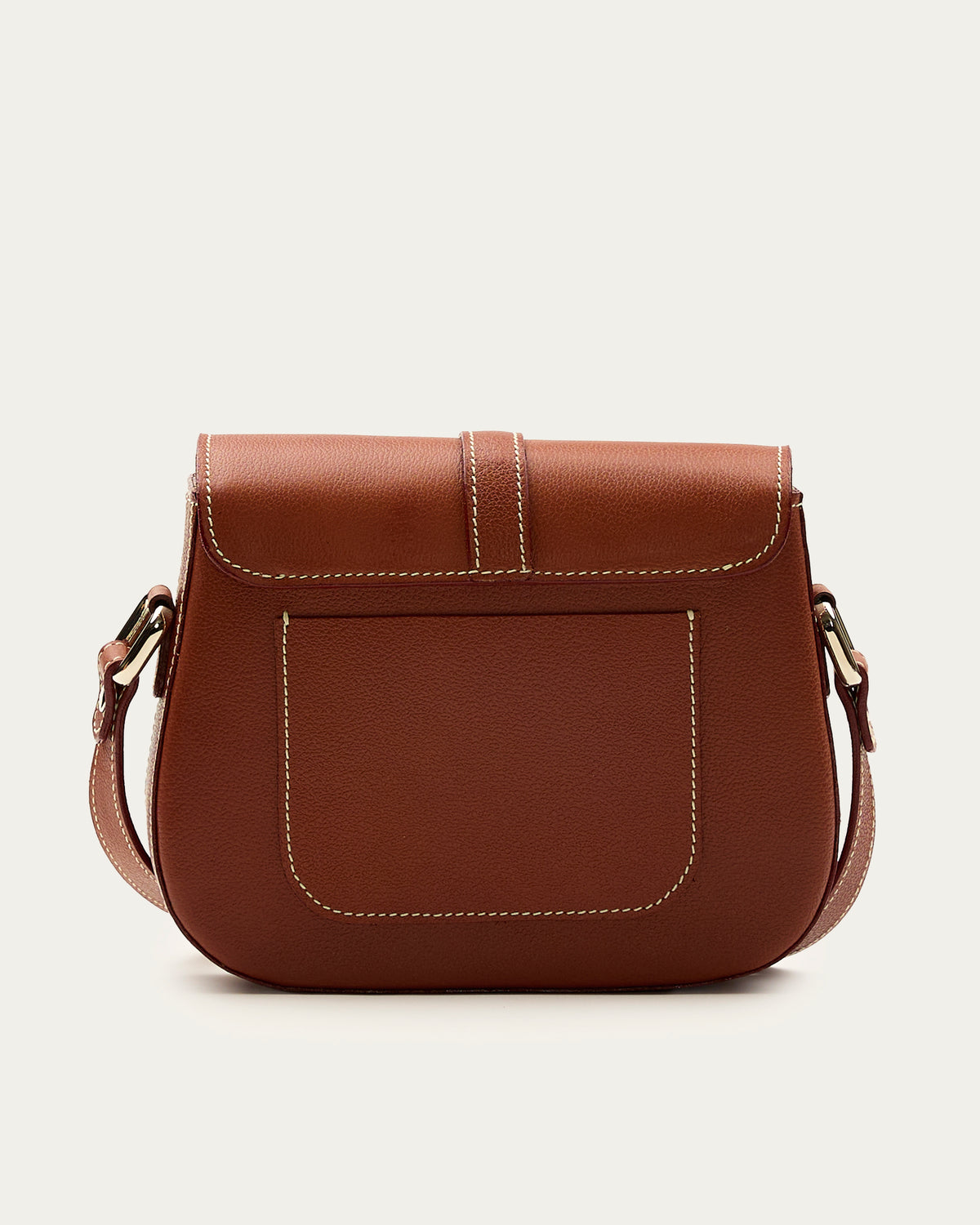Cartera York Coñac de cuero - Romors