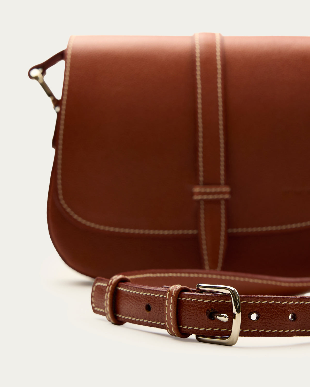 Cartera York Coñac de cuero - Romors
