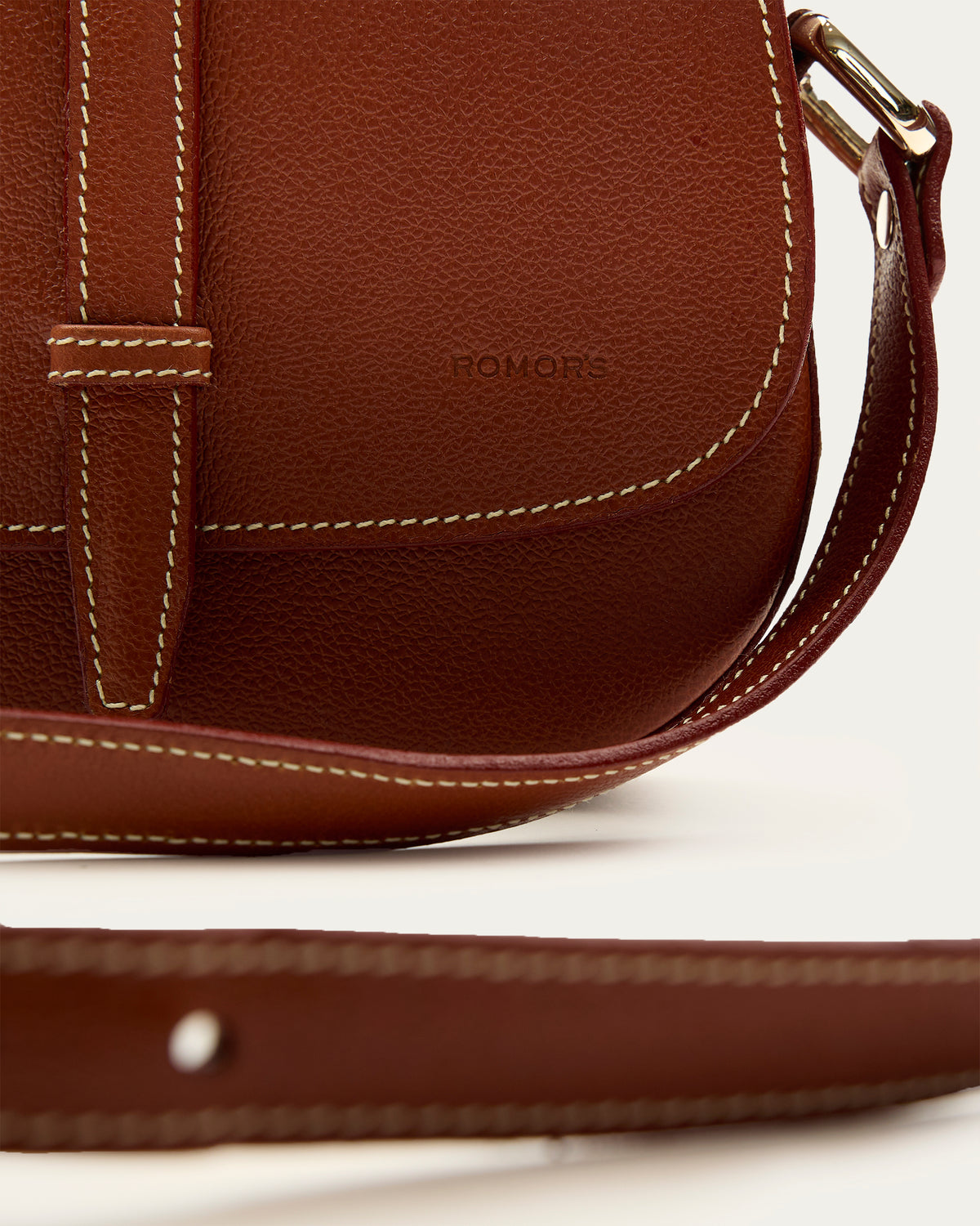 Cartera York Coñac de cuero - Romors