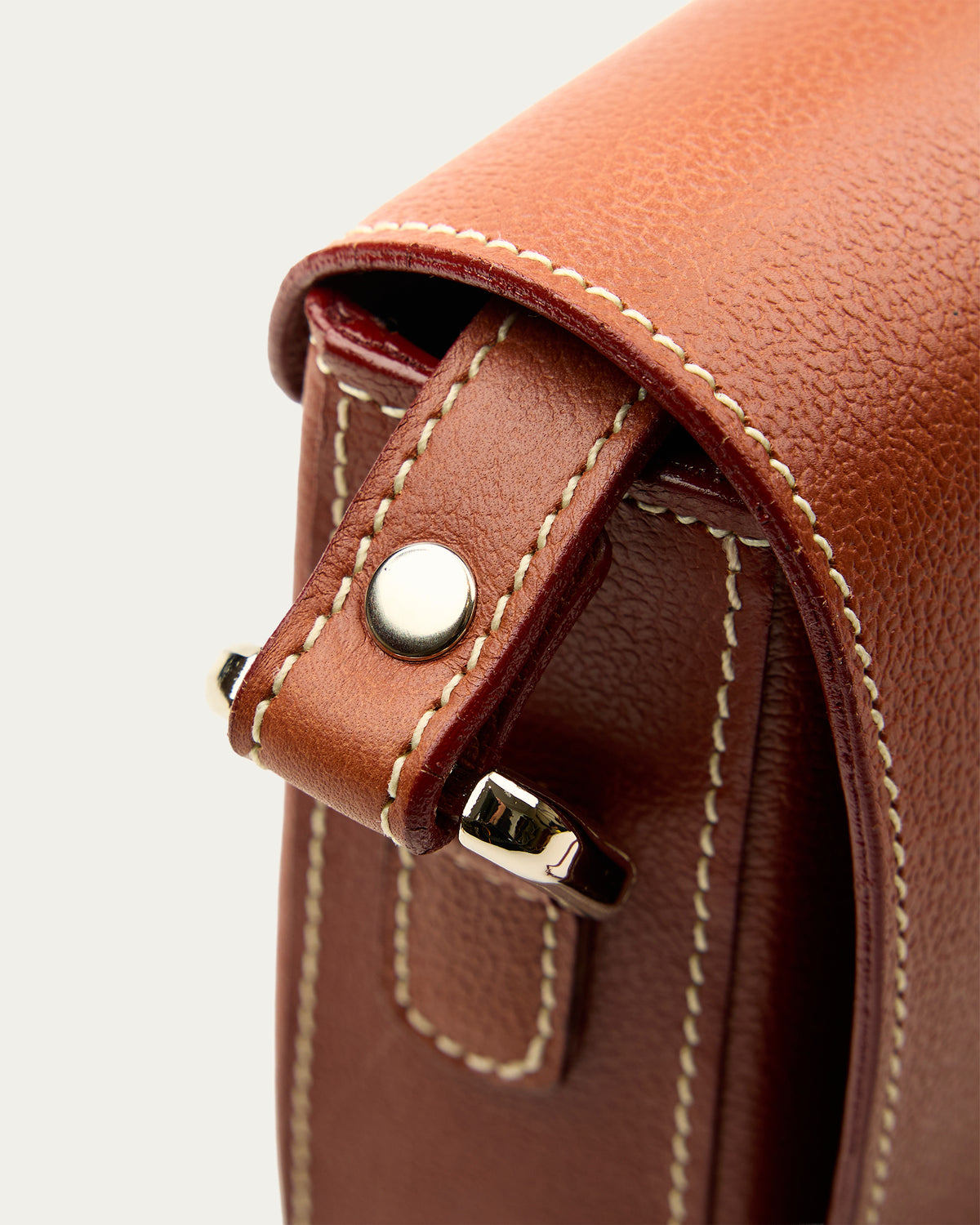 Cartera York Coñac de cuero - Romors