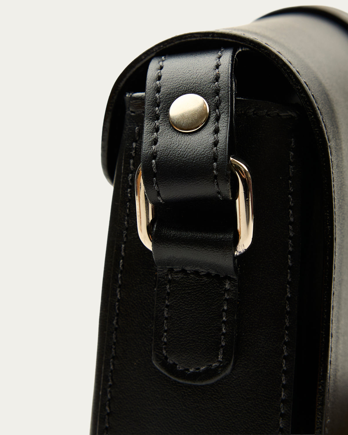 Cartera York Negro de cuero - Romors