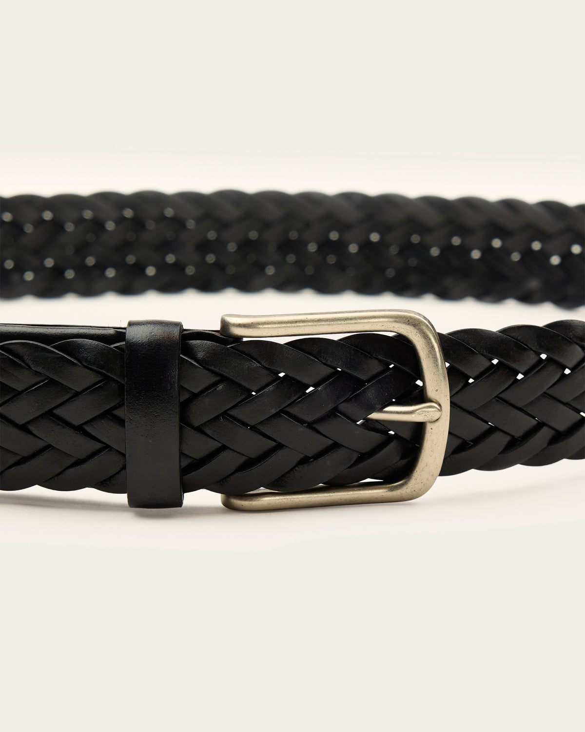 Cinturón Milano 3,5 Negro de cuero - Romors
