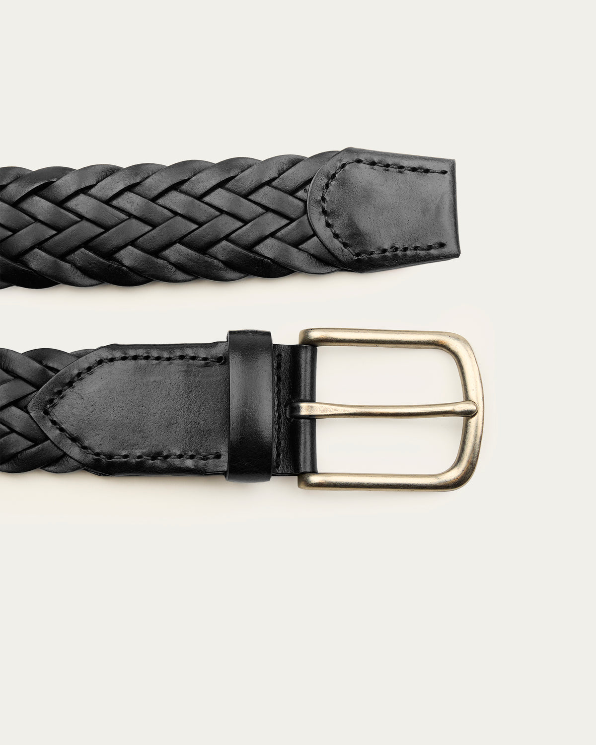 Cinturón Milano 3,5 Negro de cuero - Romors