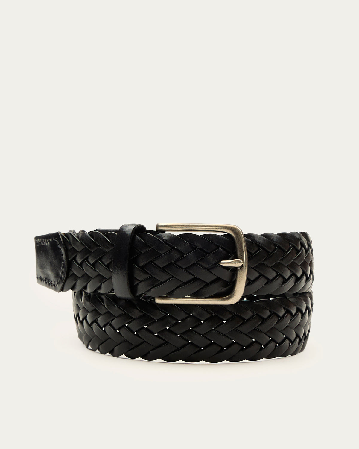 Cinturón Milano 3,5 Negro de cuero - Romors