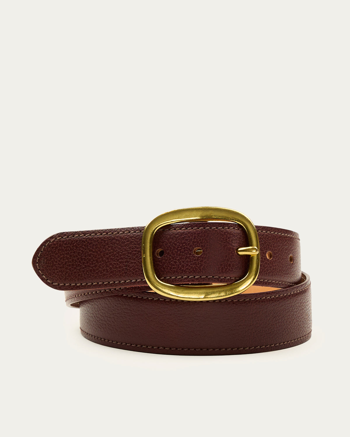 Cinturón Hebilla Bronce 3 cm Moro de cuero - Romors