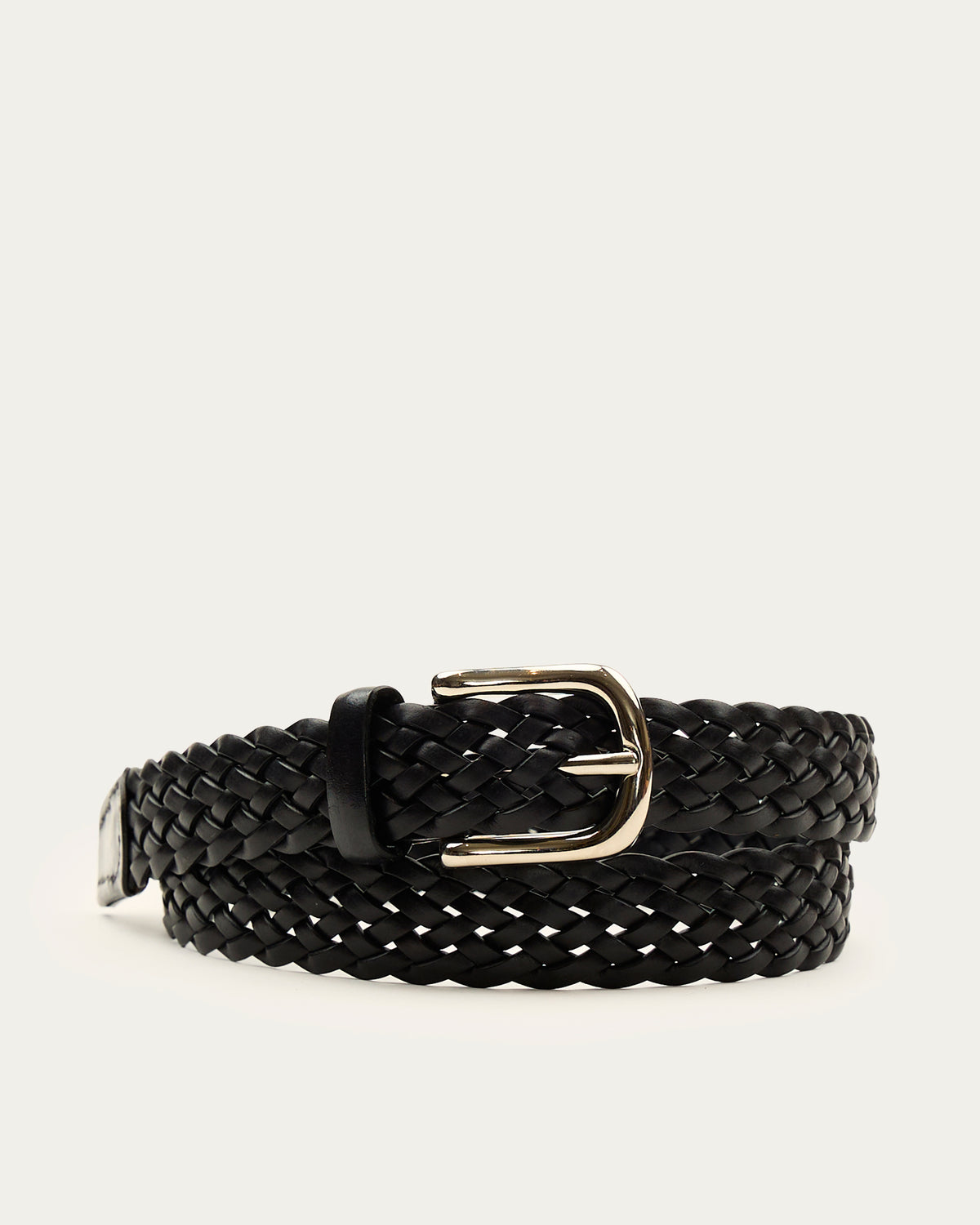 Cinturón Milano 3,5 Negro de cuero - Romors