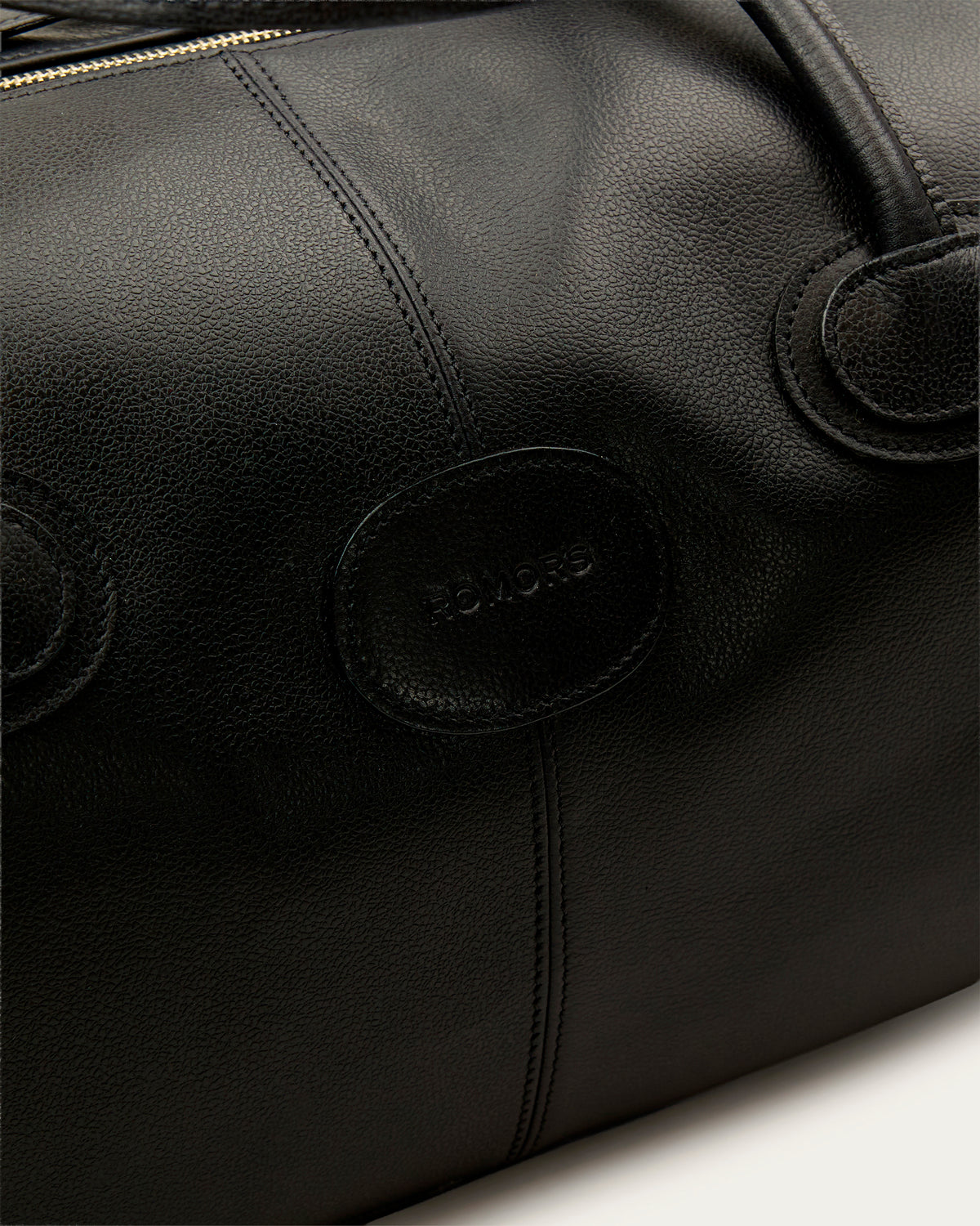 Bolso de Viaje Atacama Negro de cuero - Romors