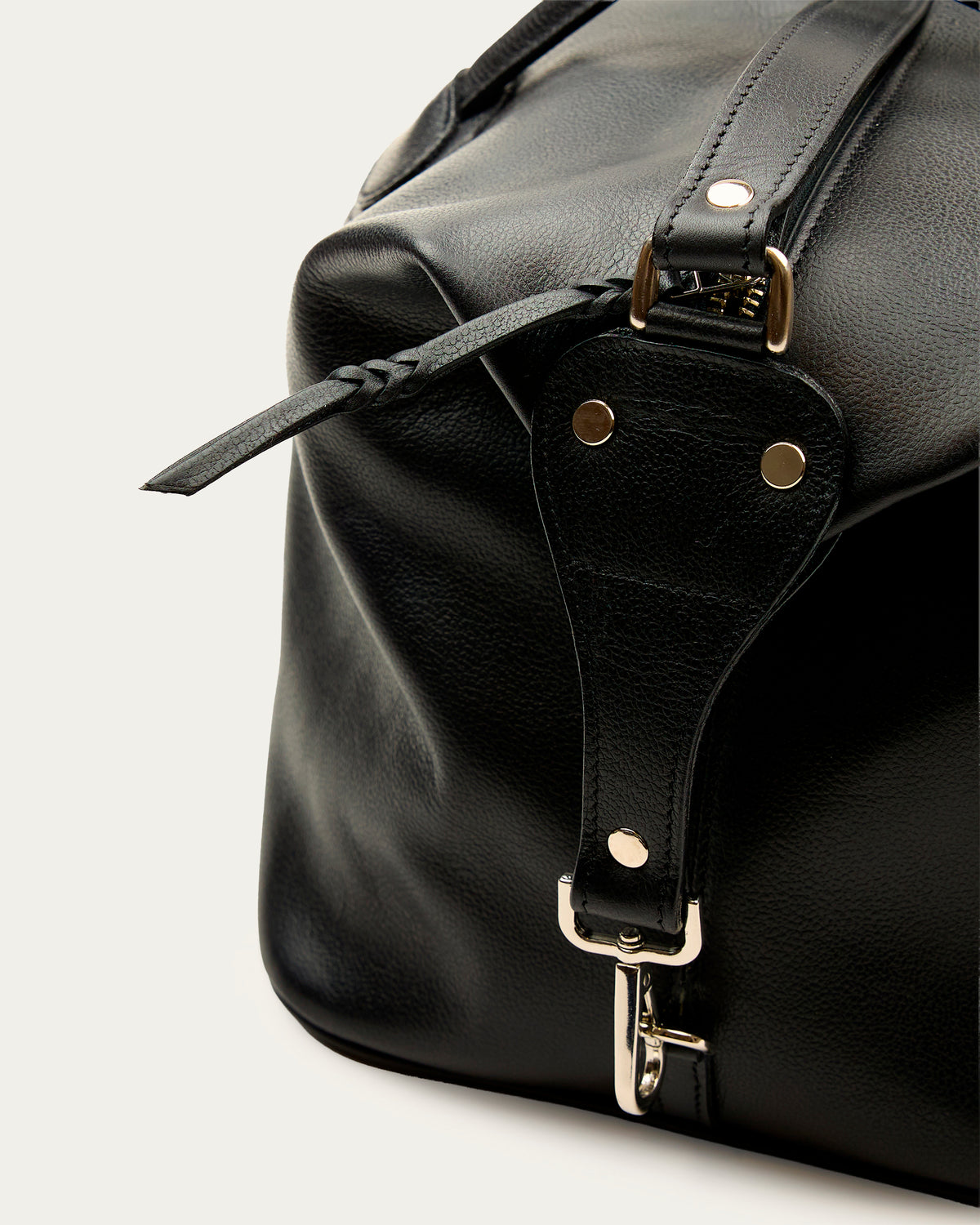 Bolso de Viaje Atacama Negro de cuero - Romors