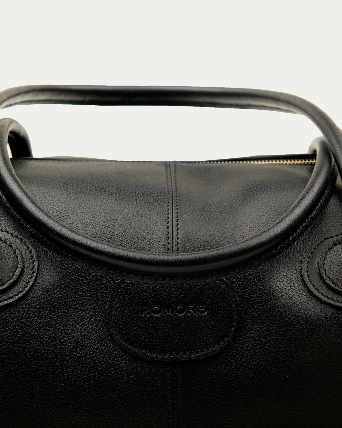 Bolso de Viaje Atacama Negro de cuero - Romors