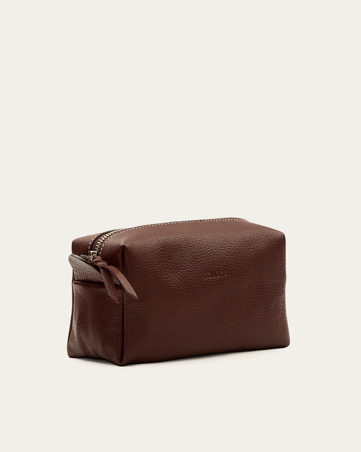 Estuche Travel M Café de cuero - Romors