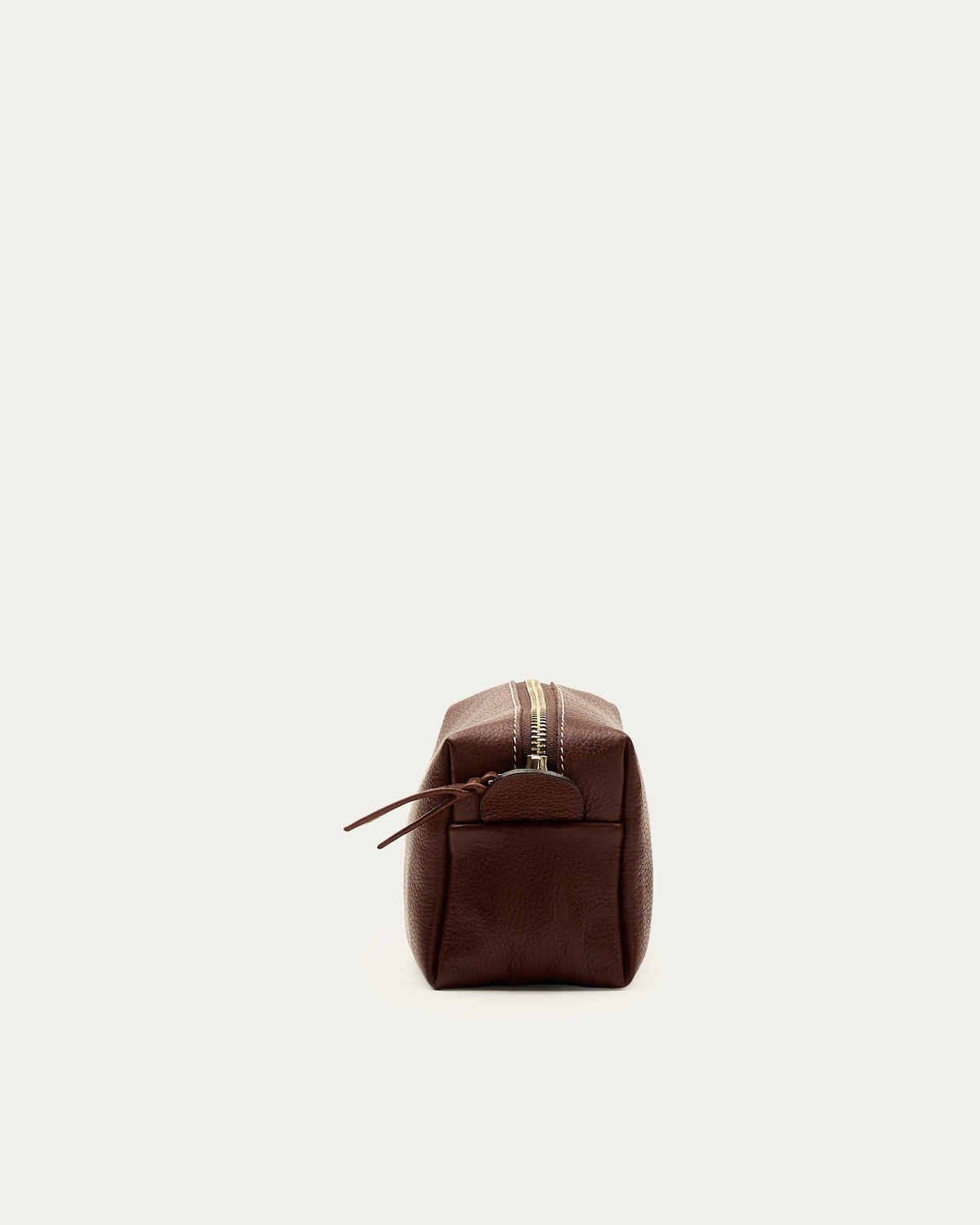 Estuche Travel M Café de cuero - Romors