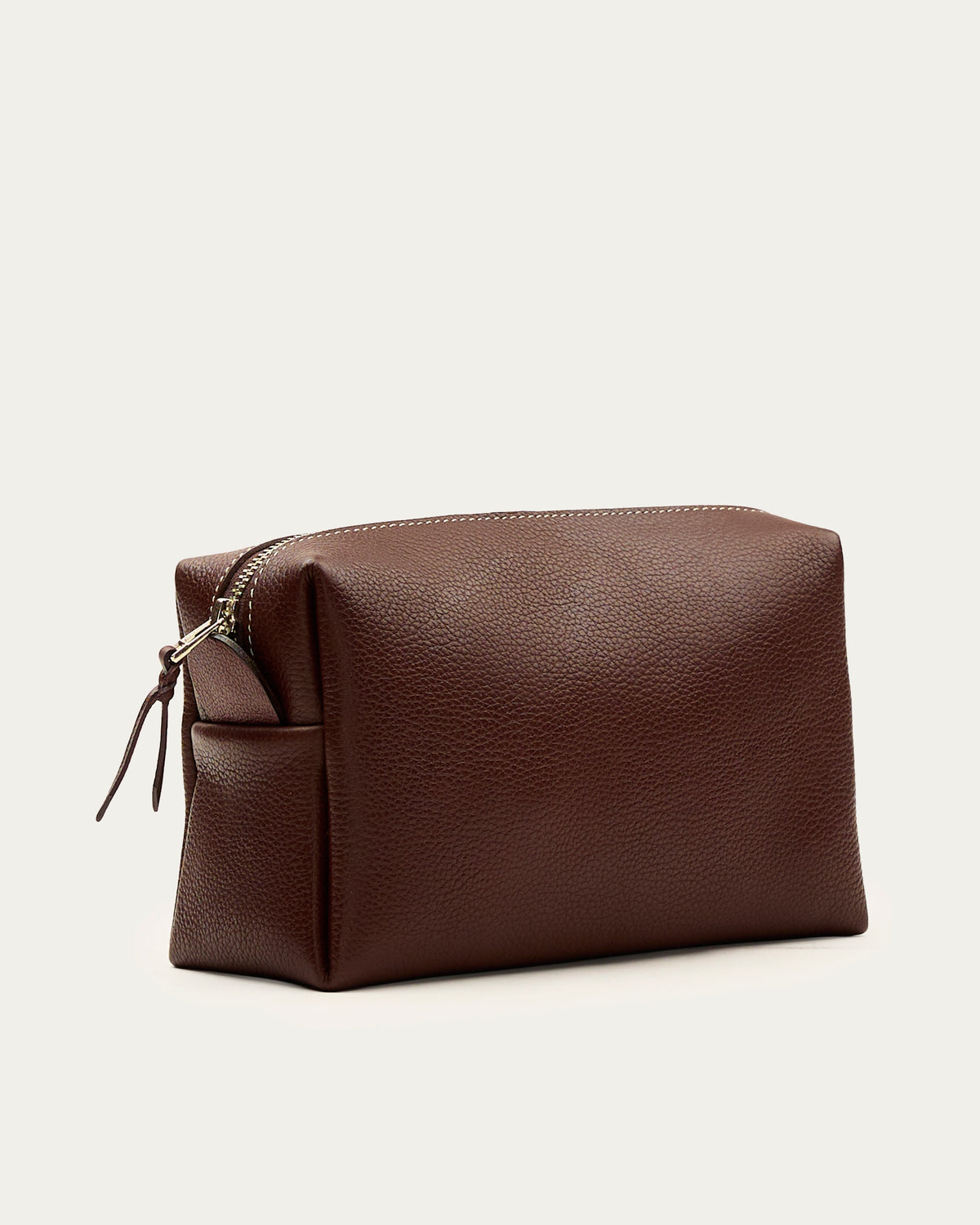 Estuche Travel L Café de cuero - Romors