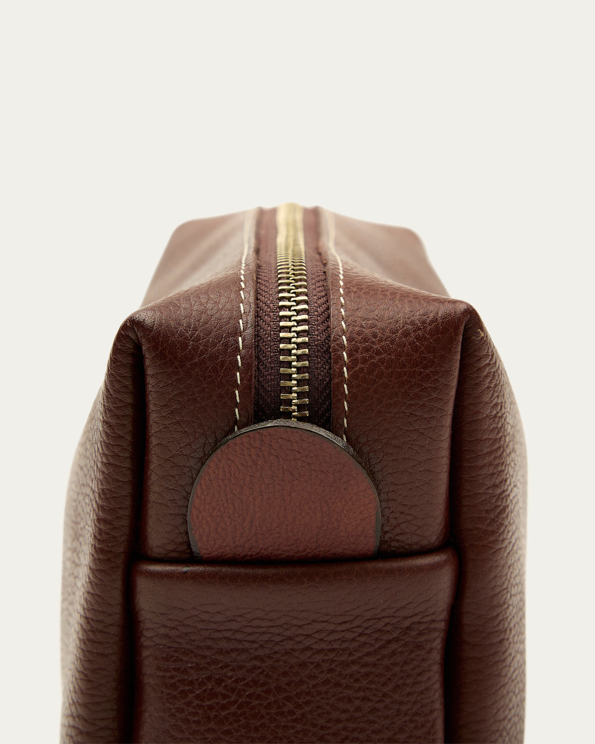 Estuche Travel L Café de cuero - Romors