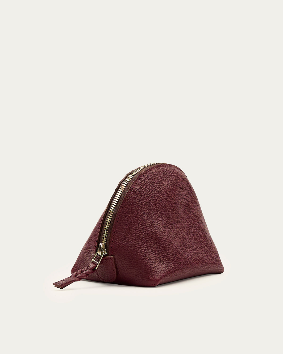 Estuche Medialuna Cherry de cuero - Romors