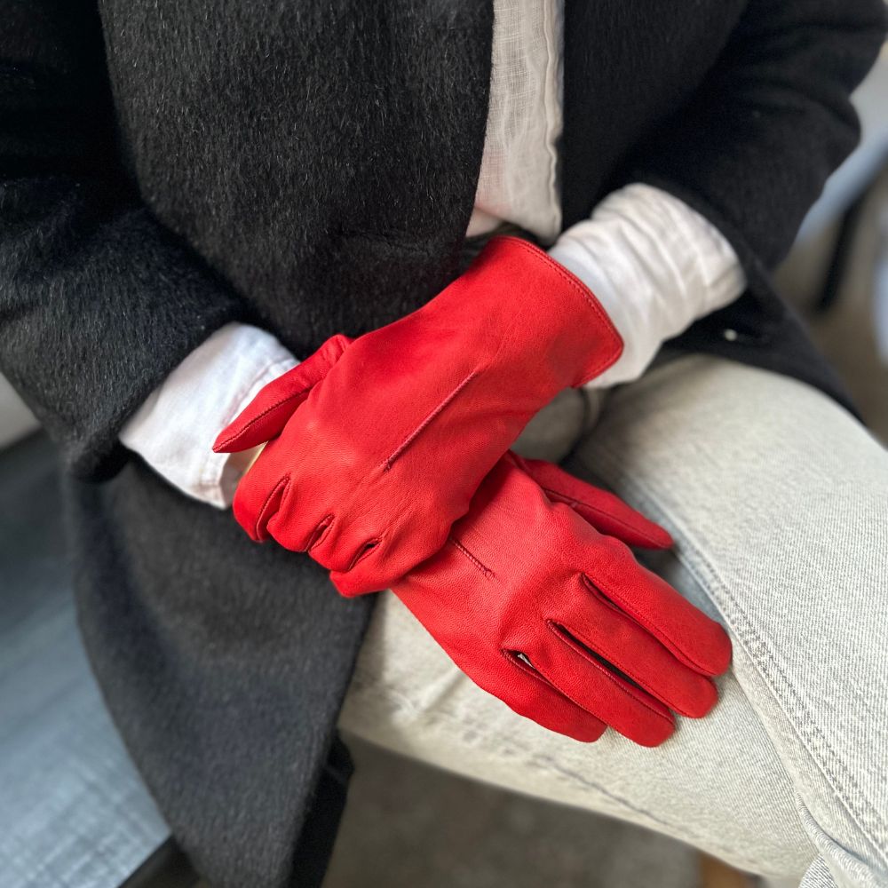 Guantes Mujer Rojo