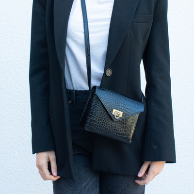 Cartera Lily Coco Negro