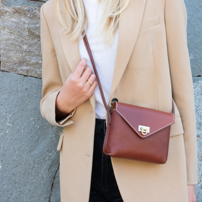 Cartera Lily Coñac