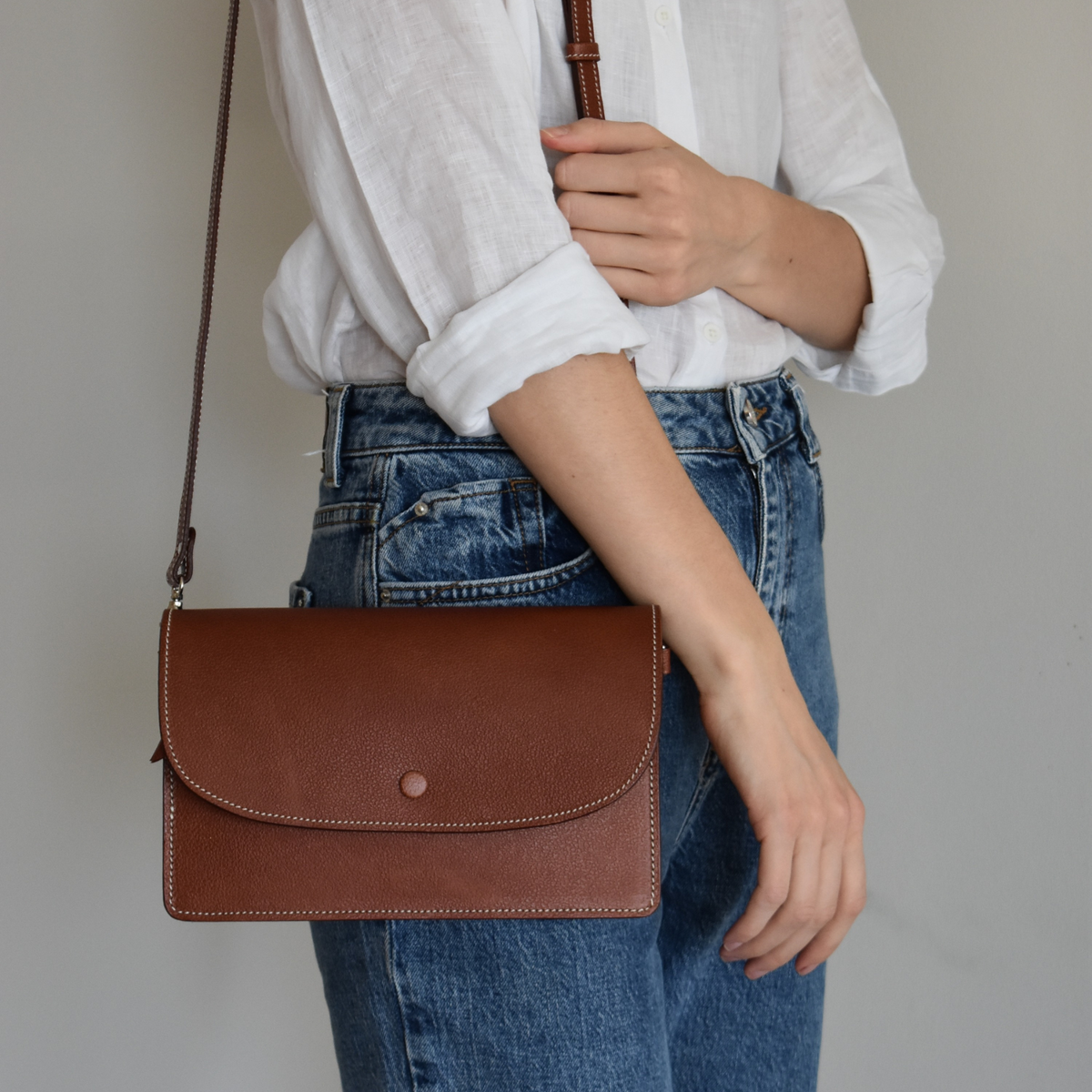 Cartera Siena Coñac