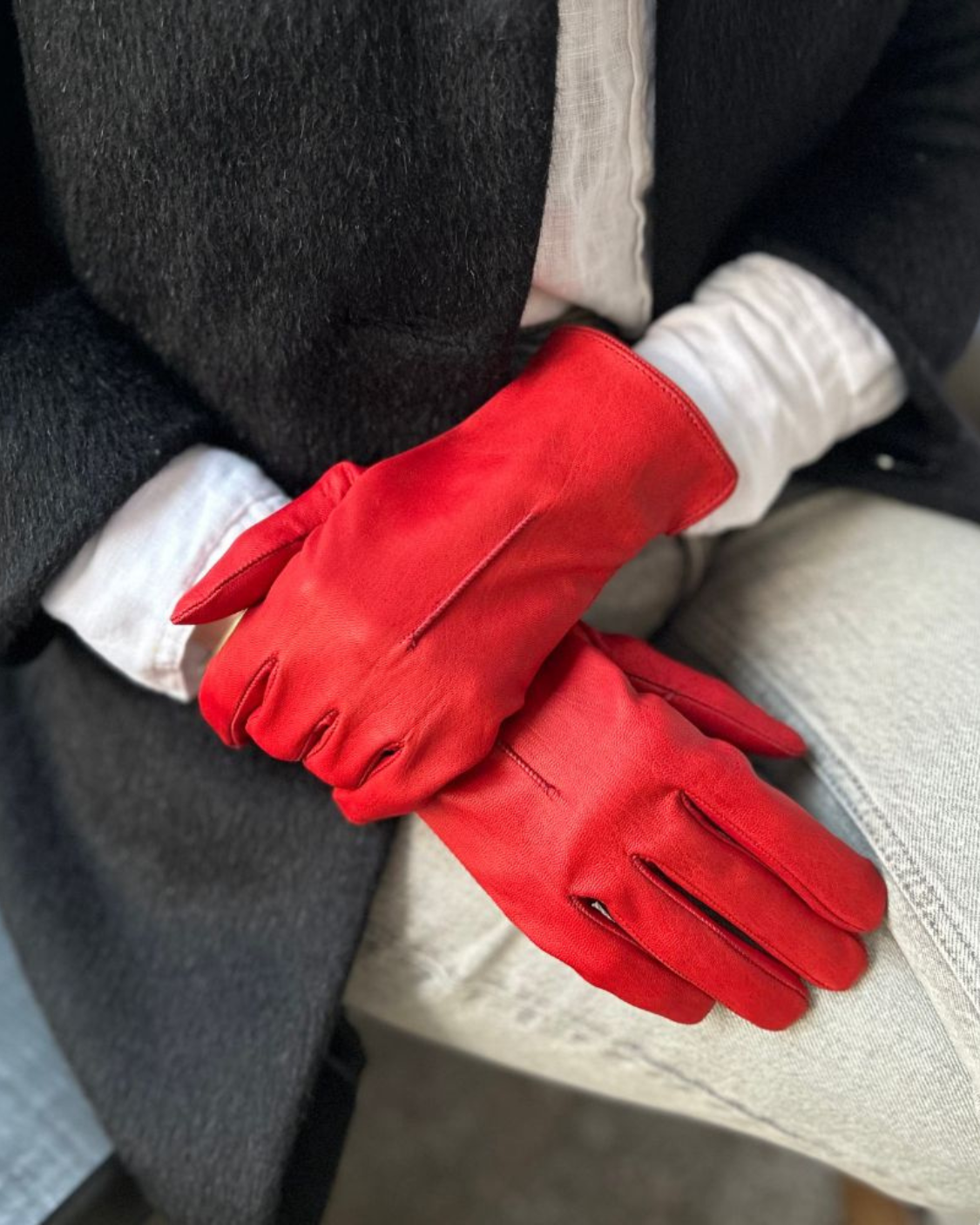 Guantes Mujer Rojo