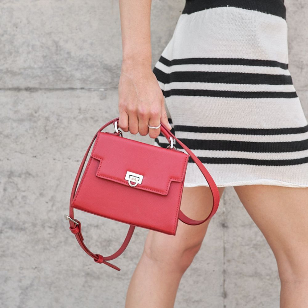 Cartera Elvira Rojo