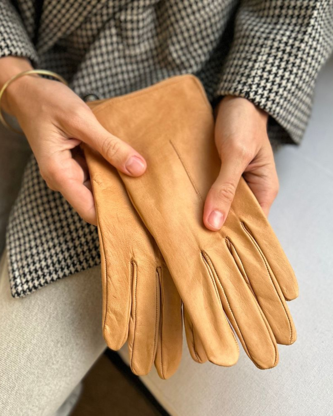 Guantes mujer Arena