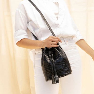 Cartera Josefina Coco Negro